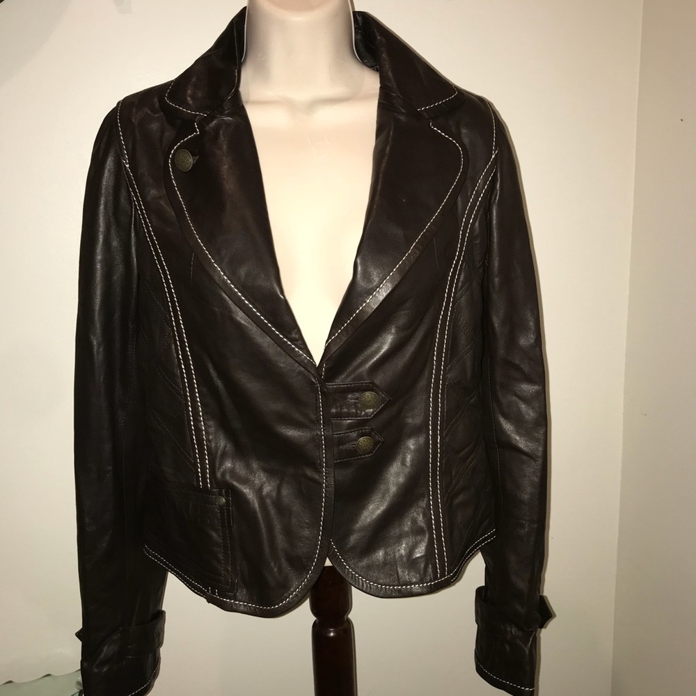 Sweet Poison soft leather jacket